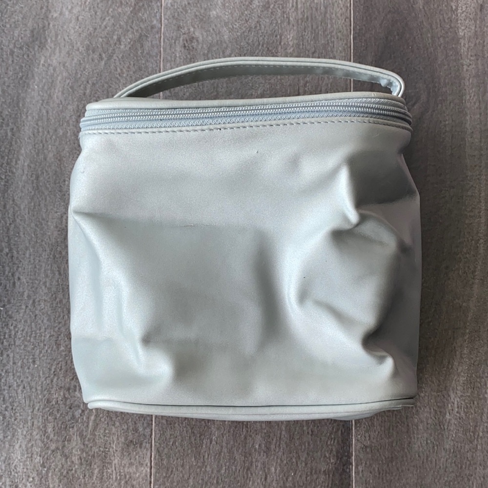 Silver Large Cosmetic Bag
